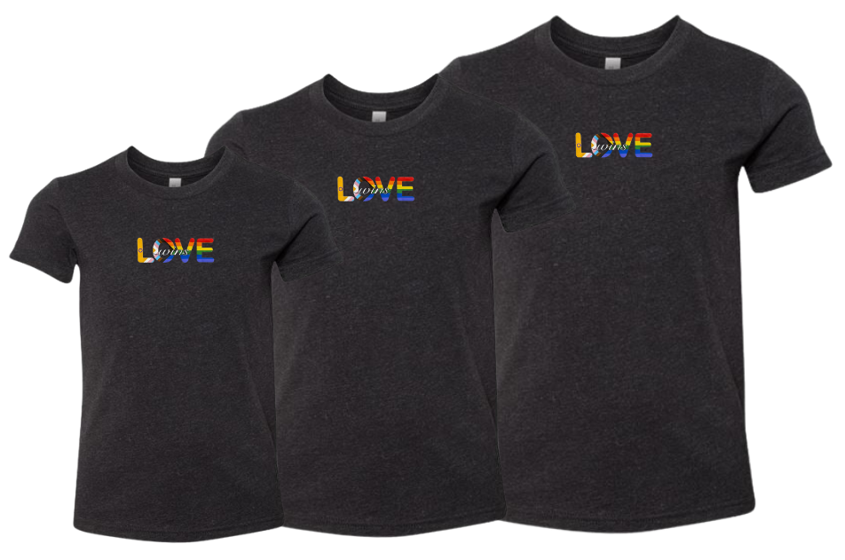 Love Wins Kids T-shirt